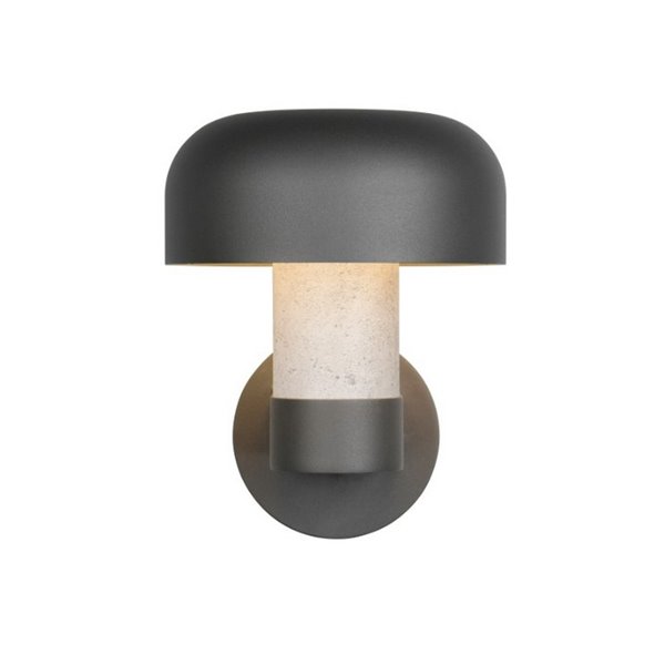 Aplique de pared exterior FRASER aluminio fundido imitación cemento, bombilla excl. 1x E27 max. 10W IP44