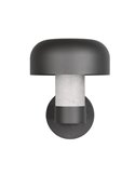 Aplique de pared exterior FRASER aluminio fundido imitación cemento, bombilla excl. 1x E27 max. 10W IP44