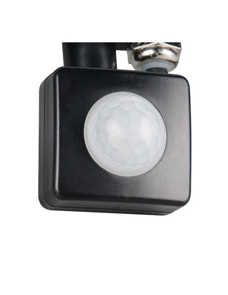 Projecteur LED FUNCHAL 20W, orientable pour extérieur, 12x14cm, avec détecteur de mouvement, 1800lm, 4000K, IP44