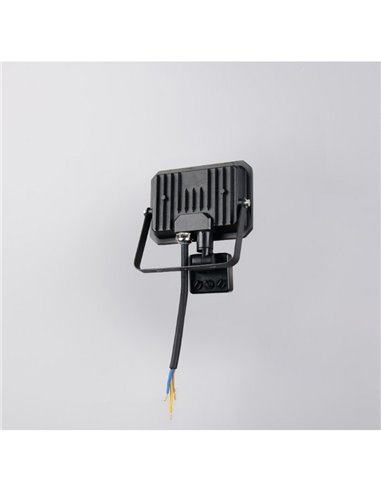 Proyector LED FUNCHAL 20W orientable para exterior 12x14cm con sensor de movimiento 1800lm, 4000K IP44