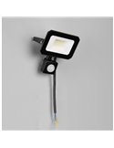 Proyector LED FUNCHAL 20W orientable para exterior 12x14cm con sensor de movimiento 1800lm, 4000K IP44