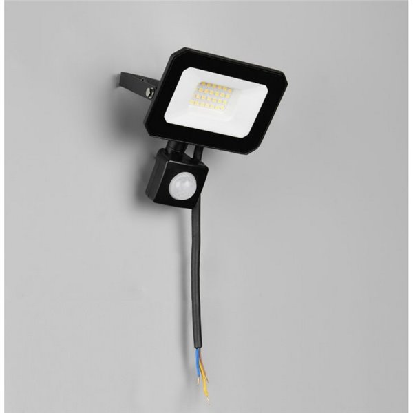 Projecteur LED FUNCHAL 20W, orientable pour extérieur, 12x14cm, avec détecteur de mouvement, 1800lm, 4000K, IP44