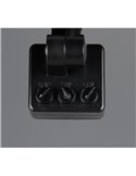 Proyector LED FUNCHAL 20W orientable para exterior 12x14cm con sensor de movimiento 1800lm, 4000K IP44