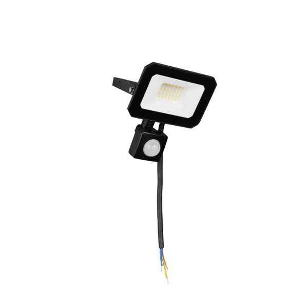 Proyector LED FUNCHAL 20W orientable para exterior 12x14cm con sensor de movimiento 1800lm, 4000K IP44
