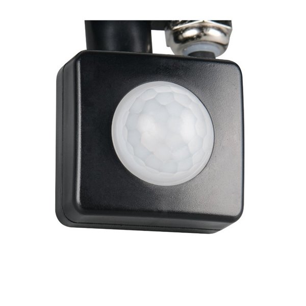 Proyector LED  con sensor de movimiento FUNCHAL 30W para exterior 14x15cm 2800lm, 4000K IP44 Negro