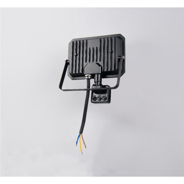 Proyector LED  con sensor de movimiento FUNCHAL 30W para exterior 14x15cm 2800lm, 4000K IP44 Negro