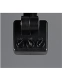 Proyector LED  con sensor de movimiento FUNCHAL 30W para exterior 14x15cm 2800lm, 4000K IP44 Negro