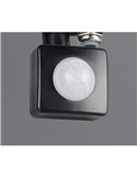 Proyector LED  con sensor de movimiento FUNCHAL 30W para exterior 14x15cm 2800lm, 4000K IP44 Negro