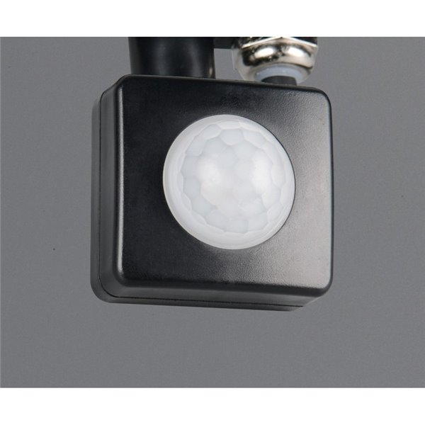 Proyector LED  con sensor de movimiento FUNCHAL 30W para exterior 14x15cm 2800lm, 4000K IP44 Negro