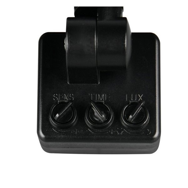 Proyector LED  con sensor de movimiento FUNCHAL 30W para exterior 14x15cm 2800lm, 4000K IP44 Negro
