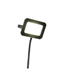 Proyector LED exterior FUNCHAL 12x8cm orientable  20W 1800lm, 4000K Negro