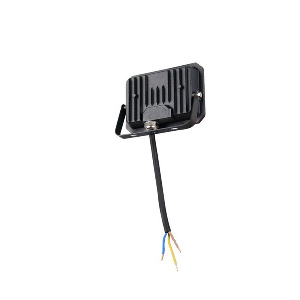 Proyector LED exterior FUNCHAL 12x8cm orientable  20W 1800lm, 4000K Negro