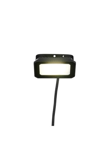 Proyector LED exterior FUNCHAL 12x8cm orientable  20W 1800lm, 4000K Negro
