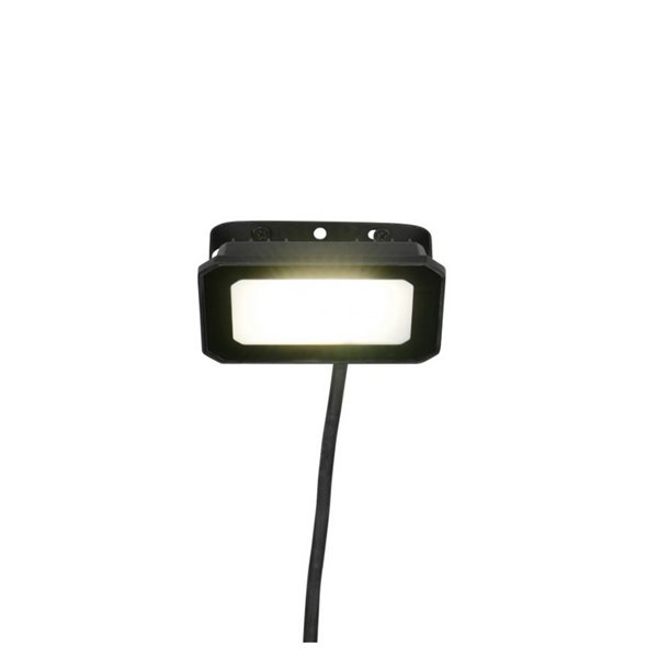 Proyector LED exterior FUNCHAL 12x8cm orientable  20W 1800lm, 4000K Negro