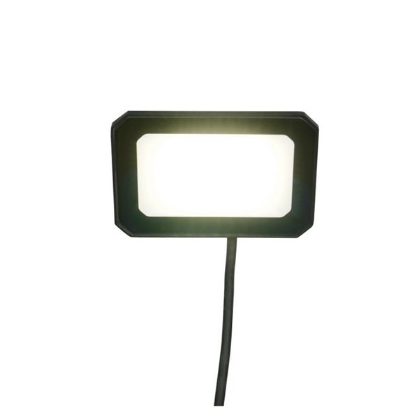 Proyector LED para exterior FUNCHAL 14x10cm orientable  20W 1800lm, 4000K Negro