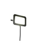 Proyector LED para exterior FUNCHAL 14x10cm orientable  20W 1800lm, 4000K Negro