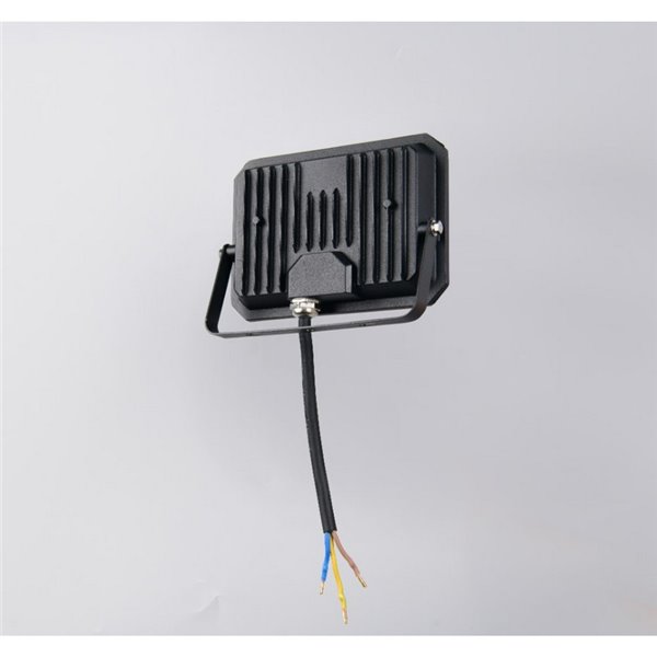 Proyector LED para exterior FUNCHAL 14x10cm orientable  20W 1800lm, 4000K Negro