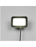 Proyector LED para exterior FUNCHAL 14x10cm orientable  20W 1800lm, 4000K Negro