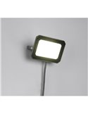 Proyector LED para exterior FUNCHAL 14x10cm orientable  20W 1800lm, 4000K Negro