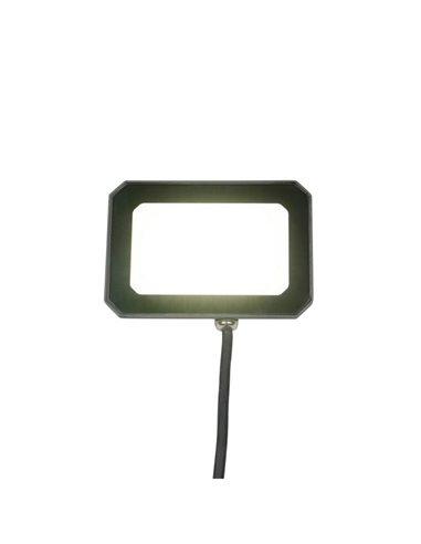 Proyector LED para exterior FUNCHAL 14x10cm orientable  20W 1800lm, 4000K Negro