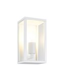 Aplique para exterior rectangular GARONNE 1 luz, bombilla excl. 2x E27 max. 10W IP44 Blanco