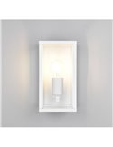 Applique d'extérieur rectangulaire GARONNE, 1 lumière, ampoule exclue. 2x E27 max. 10W IP44 Blanc