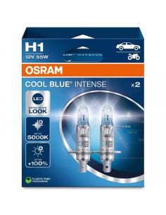 Bombillas H1 luz mas blanca 5000K y 100% mas de luz Cool Blue Intense Next Generation 2 Uds. 64150CBN-2HB