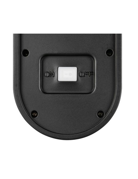 Luminária de parede LED LAGOAS com carregamento solar e bateria, sensor de movimento integrado, 3W, 350lm, 4000K, IP44