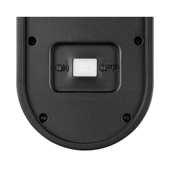 Luminária de parede LED LAGOAS com carregamento solar e bateria, sensor de movimento integrado, 3W, 350lm, 4000K, IP44