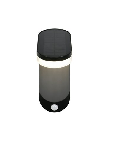 Applique murale LED LAGOAS avec recharge solaire et batterie, détecteur de mouvement intégré, 3W, 350lm, 4000K, IP44