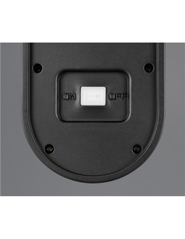 Applique murale LED LAGOAS avec recharge solaire et batterie, détecteur de mouvement intégré, 3W, 350lm, 4000K, IP44