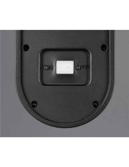 Luminária de parede LED LAGOAS com carregamento solar e bateria, sensor de movimento integrado, 3W, 350lm, 4000K, IP44