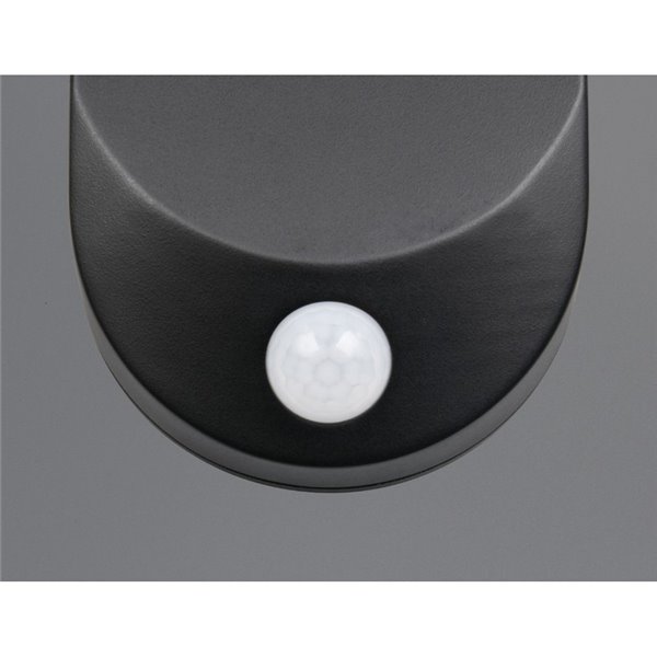 Applique murale LED LAGOAS avec recharge solaire et batterie, détecteur de mouvement intégré, 3W, 350lm, 4000K, IP44