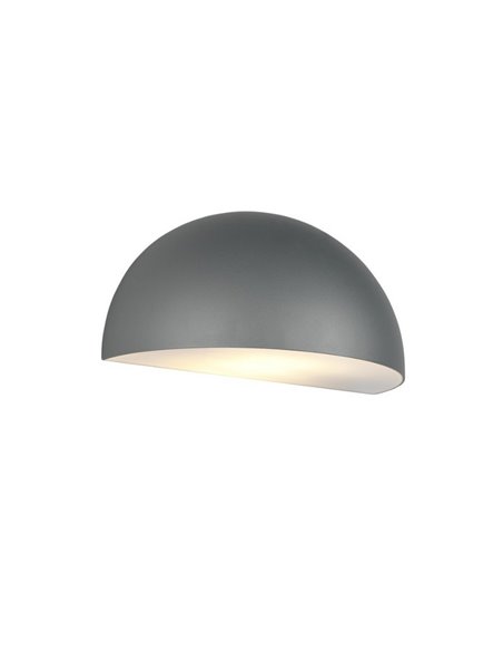 Luminária de parede externa MAAS, formato oval, alumínio fundido, lâmpada excl. 1x E27 máx. 10 W IP44