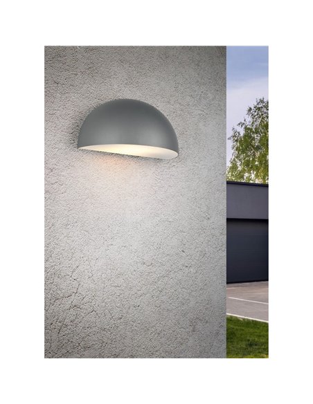 Applique d'extérieur MAAS, forme ovale, fonte d'aluminium, ampoule exclue. 1x E27 max. 10 W IP44