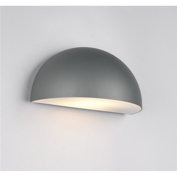 Luminária de parede externa MAAS, formato oval, alumínio fundido, lâmpada excl. 1x E27 máx. 10 W IP44