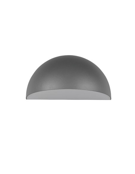 Applique d'extérieur MAAS, forme ovale, fonte d'aluminium, ampoule exclue. 1x E27 max. 10 W IP44