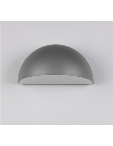 Applique d'extérieur MAAS, forme ovale, fonte d'aluminium, ampoule exclue. 1x E27 max. 10 W IP44