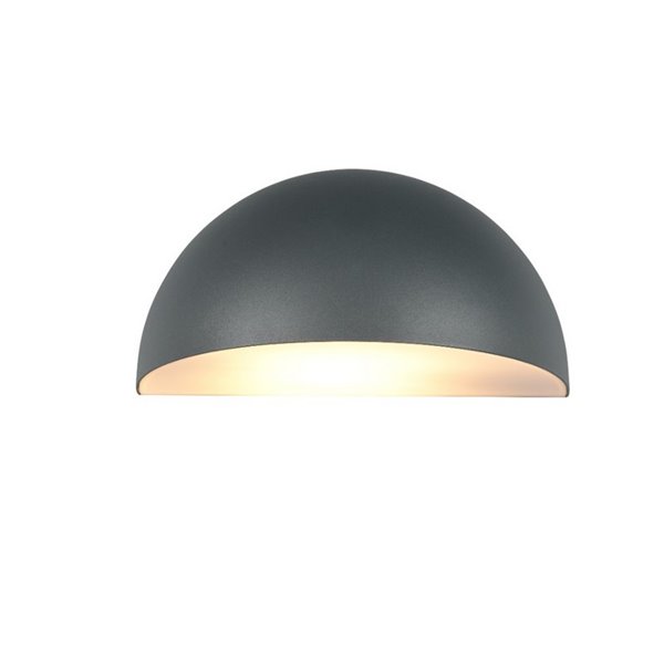Luminária de parede externa MAAS, formato oval, alumínio fundido, lâmpada excl. 1x E27 máx. 10 W IP44