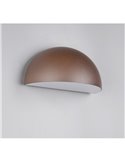 Luminária de parede externa MAAS, formato oval, alumínio fundido, lâmpada excl. 1x E27 máx. 10 W IP44
