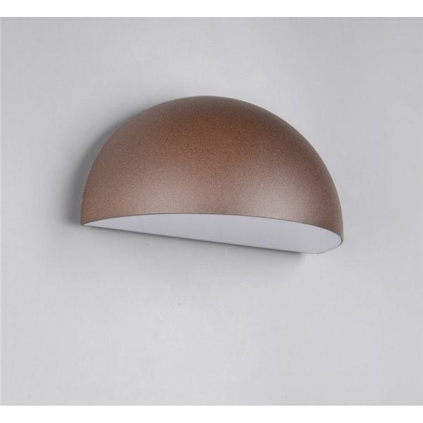 Luminária de parede externa MAAS, formato oval, alumínio fundido, lâmpada excl. 1x E27 máx. 10 W IP44