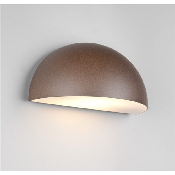 Luminária de parede externa MAAS, formato oval, alumínio fundido, lâmpada excl. 1x E27 máx. 10 W IP44
