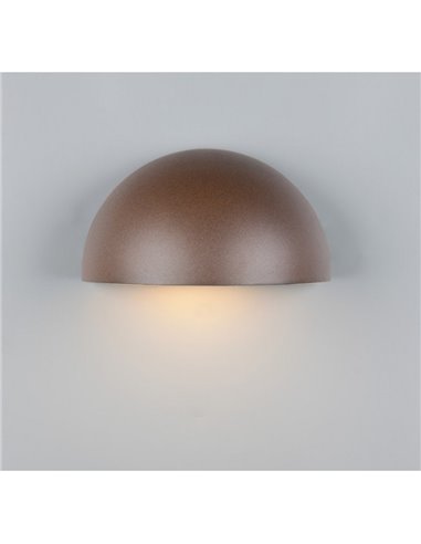 Luminária de parede externa MAAS, formato oval, alumínio fundido, lâmpada excl. 1x E27 máx. 10 W IP44