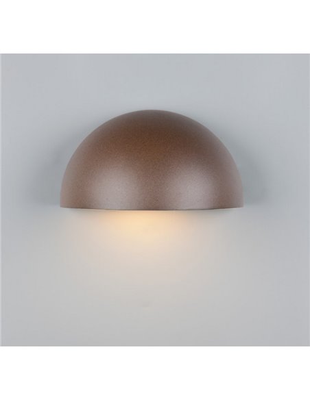 Applique d'extérieur MAAS, forme ovale, fonte d'aluminium, ampoule exclue. 1x E27 max. 10 W IP44
