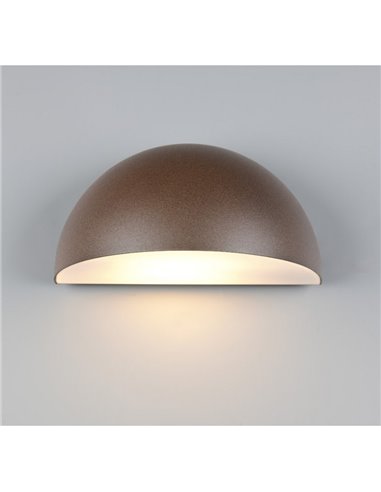 Aplique para exterior MAAS forma ovalada, aluminio fundido bombilla excl. 1x E27 max. 10W IP44