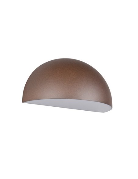 Luminária de parede externa MAAS, formato oval, alumínio fundido, lâmpada excl. 1x E27 máx. 10 W IP44