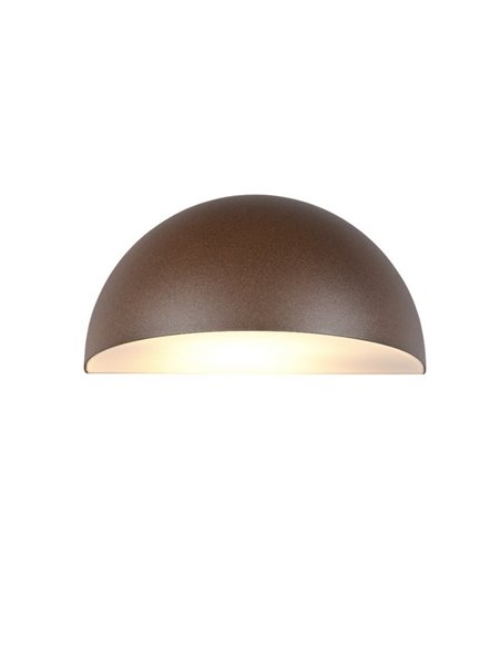 Luminária de parede externa MAAS, formato oval, alumínio fundido, lâmpada excl. 1x E27 máx. 10 W IP44