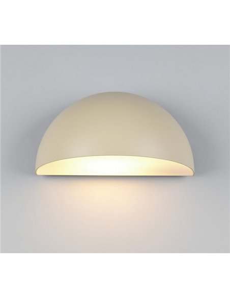 Luminária de parede externa MAAS, formato oval, alumínio fundido, lâmpada excl. 1x E27 máx. 10 W IP44