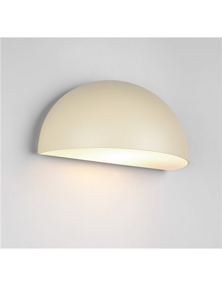 Luminária de parede externa MAAS, formato oval, alumínio fundido, lâmpada excl. 1x E27 máx. 10 W IP44