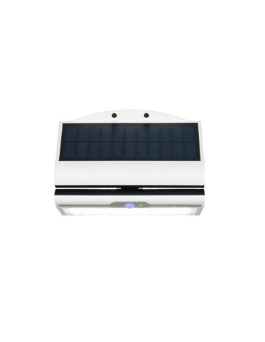 Luminária de parede solar externa MACAPA, com interruptor integrado, sensor de movimento e escuridão 5W 1x 390lm, 4000K IP44